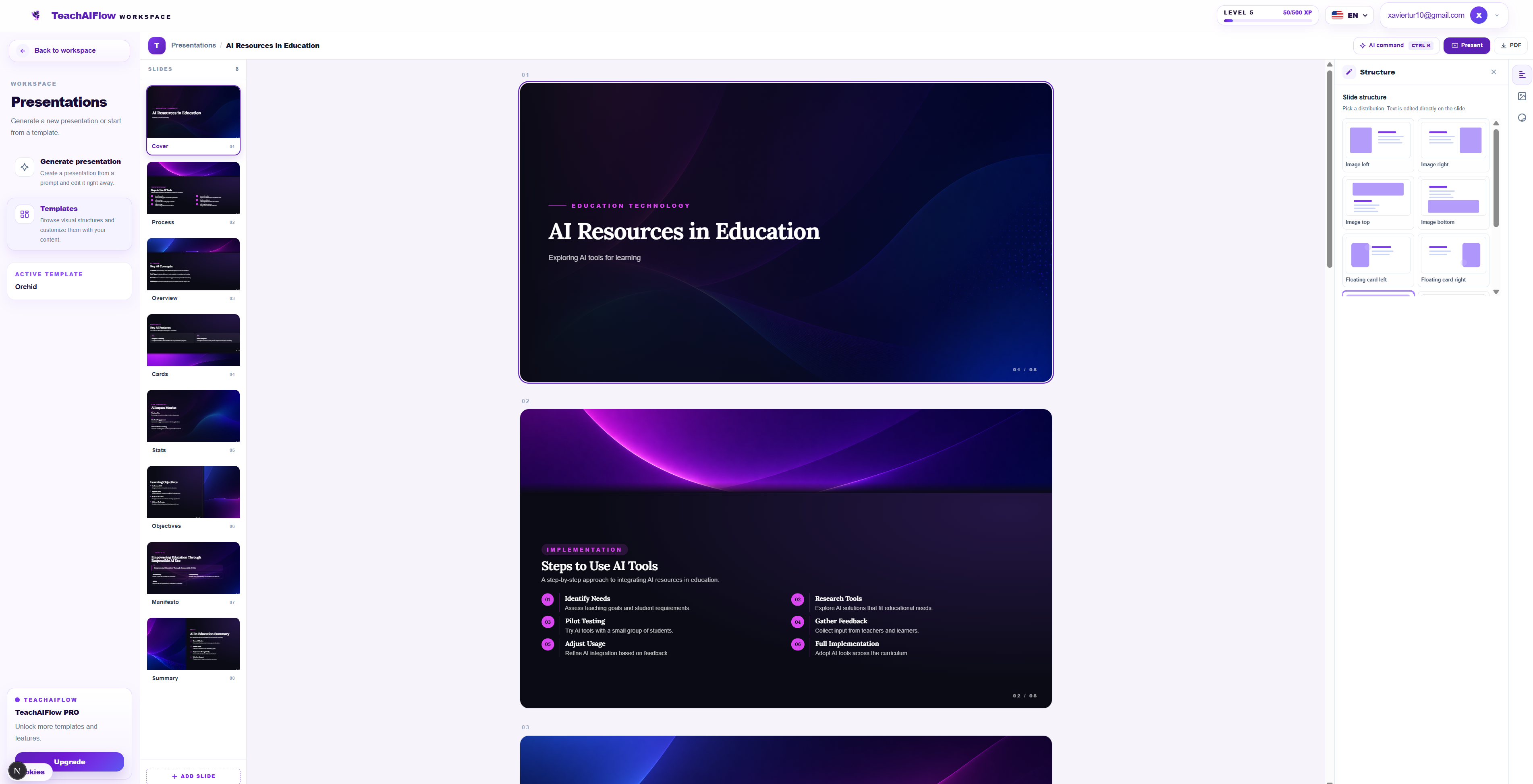 Editor — slideshow