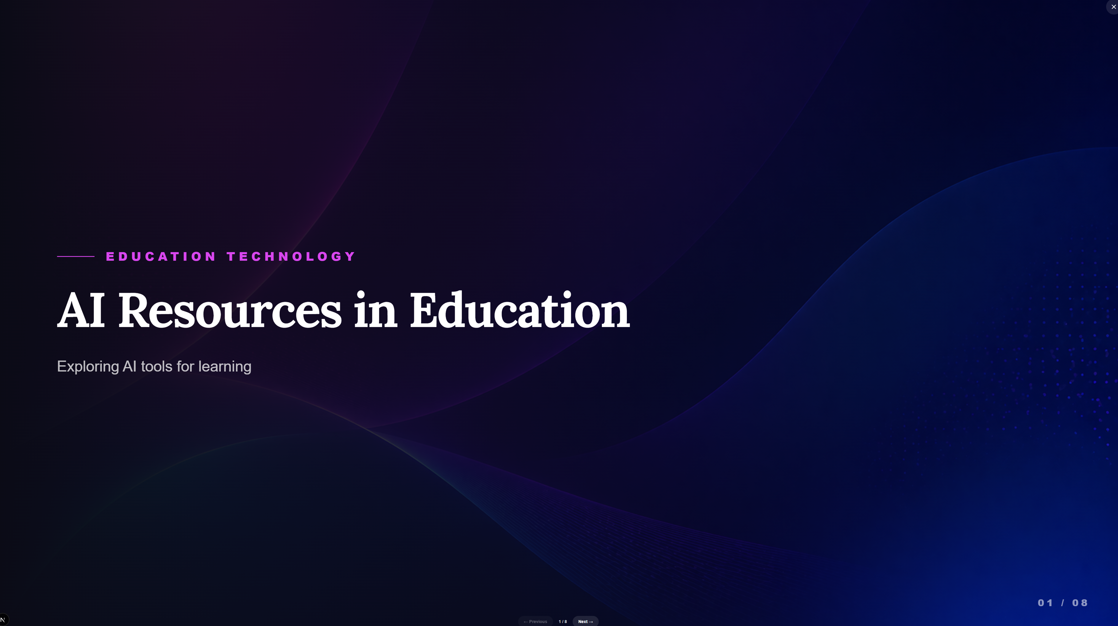Slide deck — slideshow