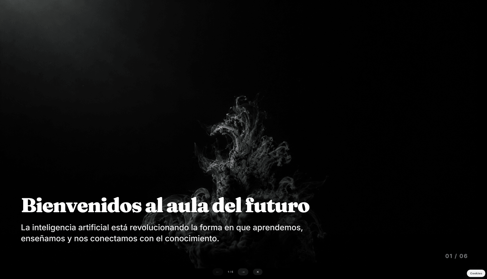 La presentación — slideshow